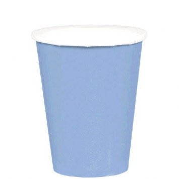 Pastel Blue Paper Cups, 9oz.