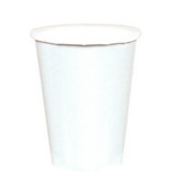 Frosty White Paper Cups, 9oz.