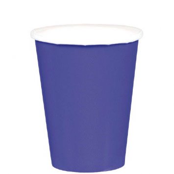 New Purple Paper Cups, 9oz.