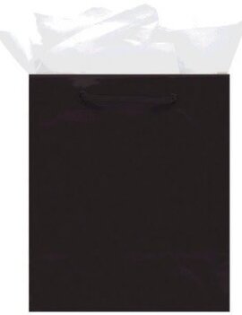 Black Jumbo Solid Glossy Bag Black Jumbo Solid Glossy Bag