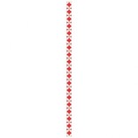Paper Geo Diamond Straws - Apple Red 24 COUNT