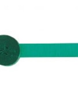 Festive Green Solid Crepe Streamer Festive Green Solid Crepe Streamer