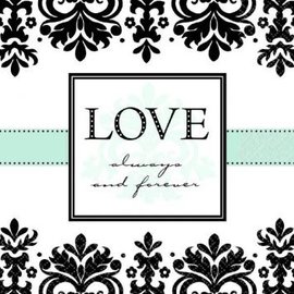 Always & Forever Lunch Napkins-16ct