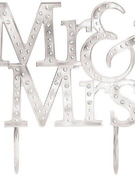 "Mr. & Mrs." Cake Topper "Mr. & Mrs." Cake Topper