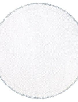 Tulle 9" Circles - White w/Gold Trim 25ct. Tulle 9" Circles - White w/Gold Trim 25ct.