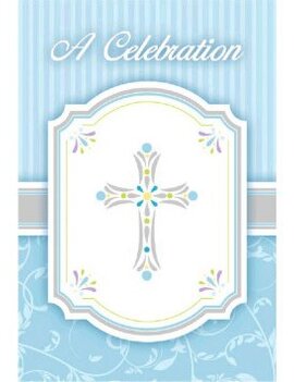 Blessings Blue Postcard Value Pack Invitations- 20 COUNT