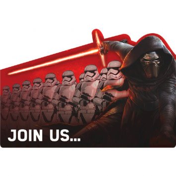 Star Wars™ Episode VII Poscard Invite 8ct