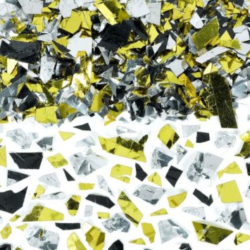 Party Sparkle Silver, Gold and Black Confetti