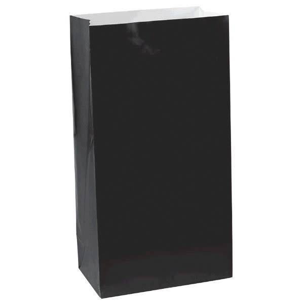 Large Packaged Paper Bags - Black