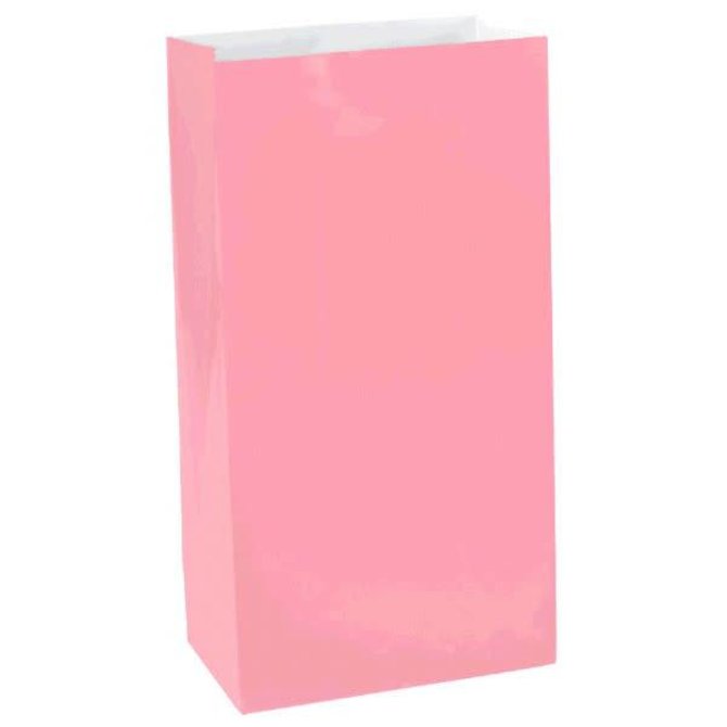 Large Packaged Paper Bags - New Pink