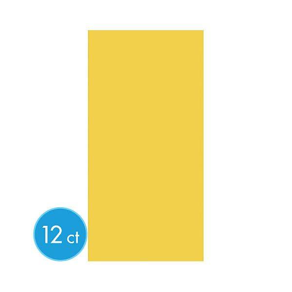 Large Packaged Paper Bags - Yellow Sunshine 12ct.
