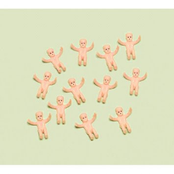Tiny Baby Shower Favor Charms 12ct