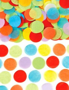 Tissue Paper Confetti - Rainbow .8oz Tissue Paper Confetti - Rainbow .8oz