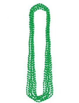 Green Metallic Bead Necklaces 8ct