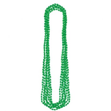 Green Metallic Bead Necklaces 8ct