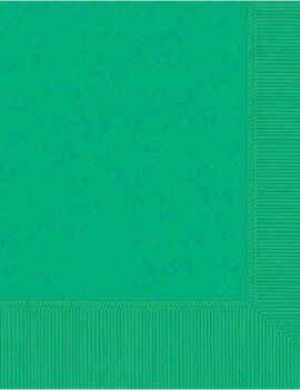 Emerald Green 2-Ply Beverage Napkins - 50 count