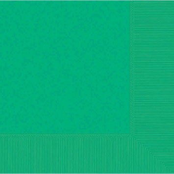Emerald Green 2-Ply Beverage Napkins - 50 count