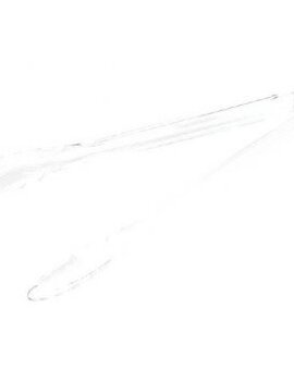 Plastic Salad Tongs - Clear 12"