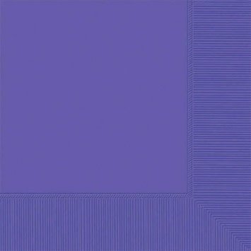 Purple 2-Ply Beverage Napkins- 50 count