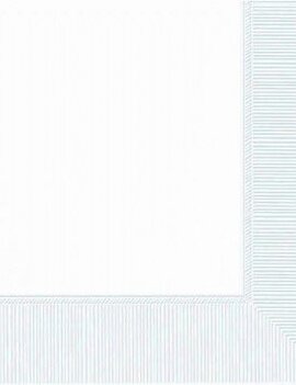 Frosty White 2-Ply Beverage Napkins
