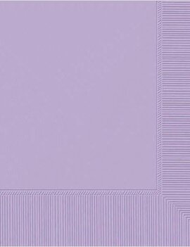 Lavender 2-Ply Beverage Napkins