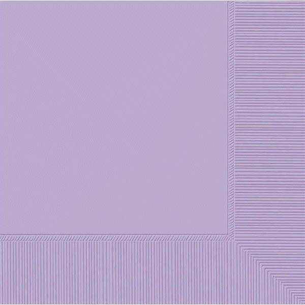 Lavender 2-Ply Beverage Napkins- 50 count