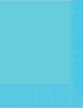Turquoise Beverage 2-Ply Napkins- 50 count