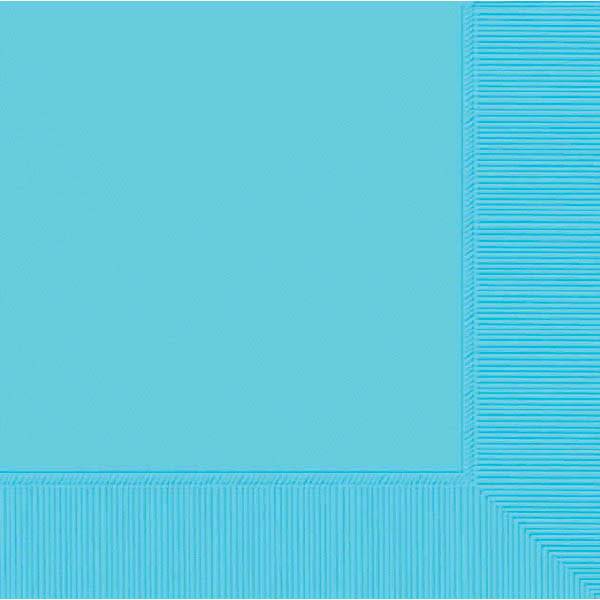 Turquoise Beverage 2-Ply Napkins- 50 count