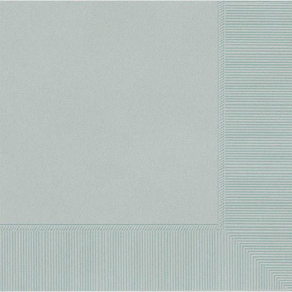 Silver 2-Ply Luncheon Napkins