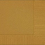 Gold 2-Ply Luncheon Napkins