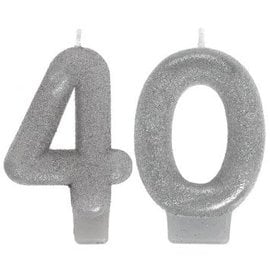 Sparkling Celebration 40 Numeral Candles