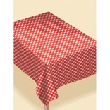 Gingham Table Cover, Flannel-Backed Vinyl
