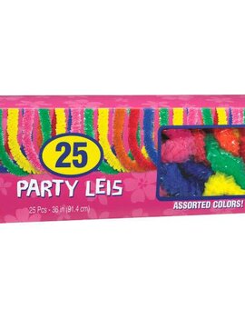 Box of Assorted Poly Leis 25CT