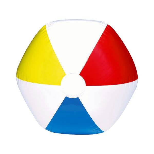 Inflatable Beach Ball Primary Colors POP! Party Supply