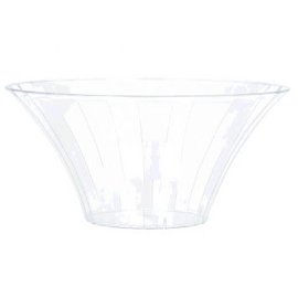 Clear Flared Bowl, Large 9"