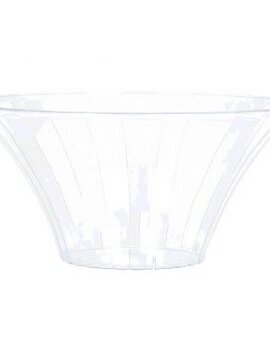 Clear Flared Bowl, Large 9"