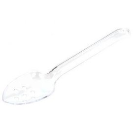 Plastic Slotted Spoon- Clear