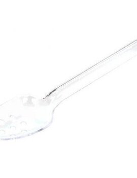 Plastic Slotted Spoon- Clear