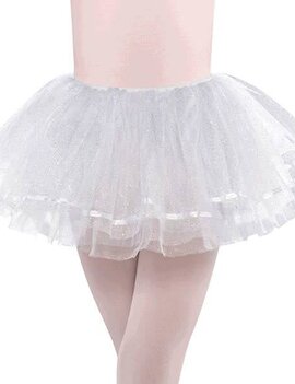 White Shimmer Tutu - Child M/L