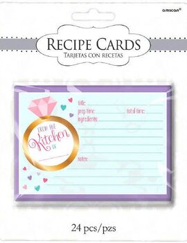 Recipe Cards for the Bride, 24ct