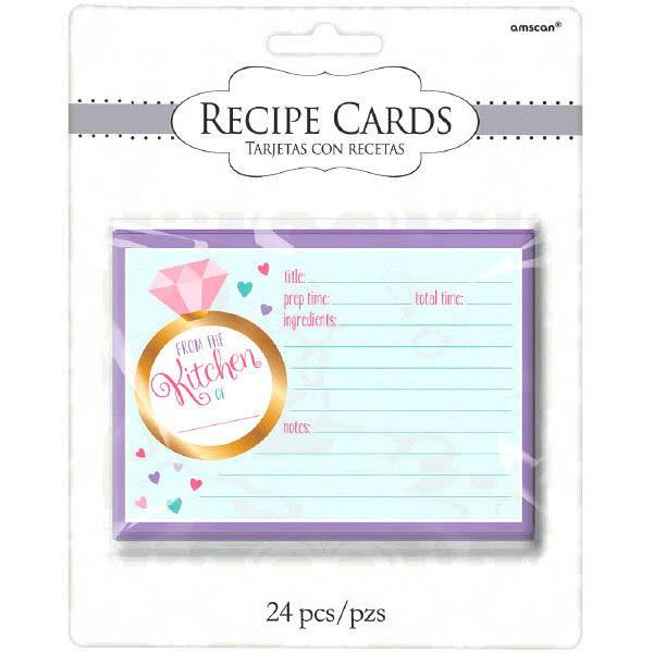Recipe Cards for the Bride, 24ct