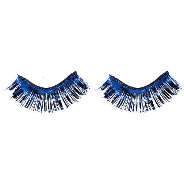 Blue Tinsel Eyelashes