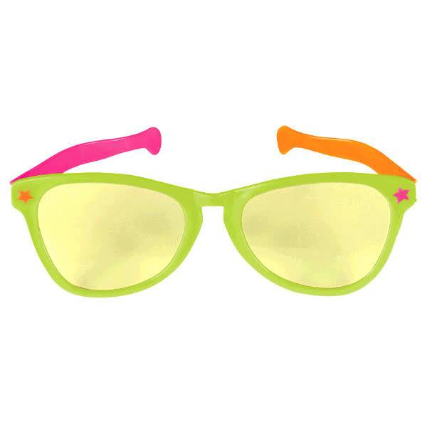 Neon Jumbo Glasses POP! Party Supply