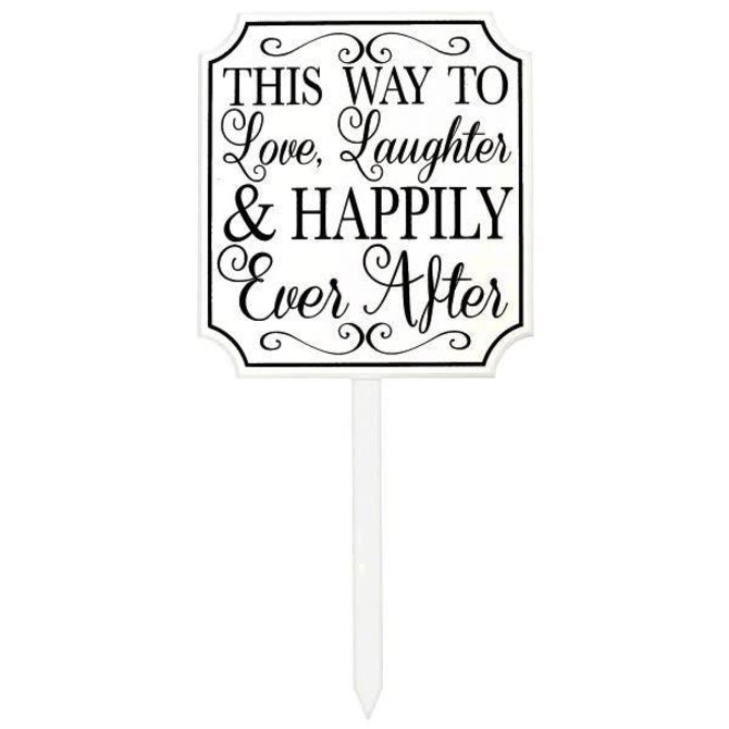 This Way To Happily Ever After Lawn Sign