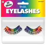 Rainbow Tinsel Eyelashes