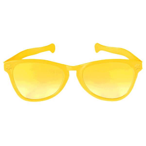 Yellow Jumbo Glasses Pop Party Supply