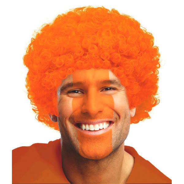 Orange Curly Wig
