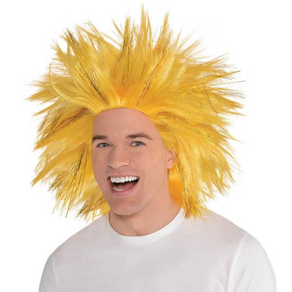 Gold Crazy Wig
