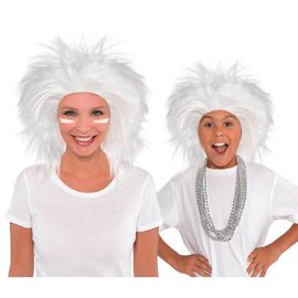 White Crazy Wig