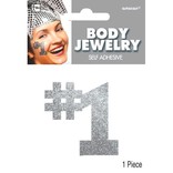Silver #1 Body Jewelry